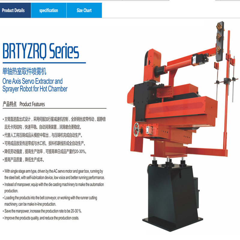 brtirus0805a šest průmyslových robotů | osa