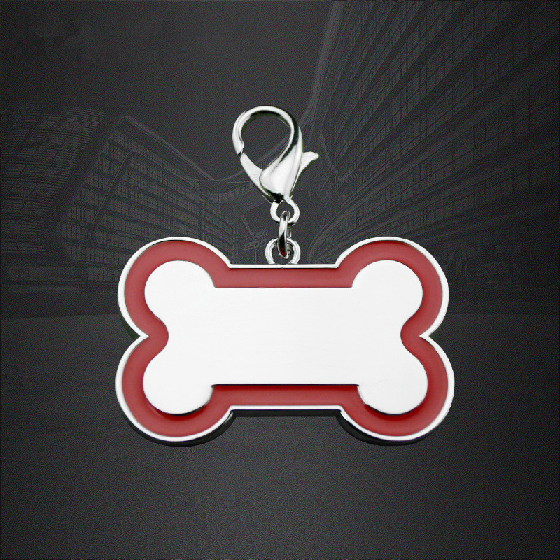 Přizpůsobte Zinek Alloy Dog Tags Bone Design Pet Tag s QR kódem