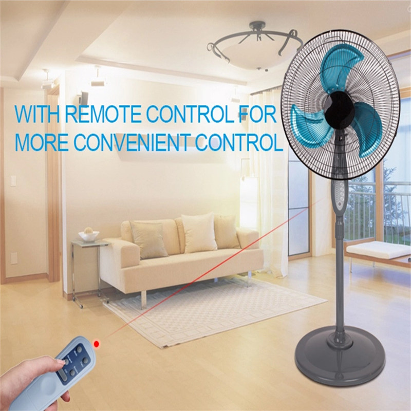 Dálkový ovladač 16 palcový ventilátor s kovovým ostřím s ventilátorem s časovačem