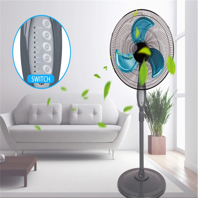 Dálkový ovladač 16 palcový ventilátor s kovovým ostřím s ventilátorem s časovačem