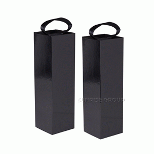 Přizpůsobitelný obdélník skládací víno balení krabice s rukojetí