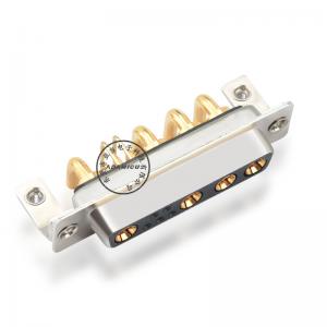 D-sub 9W4 napájecí přípojky s pravým úhlem