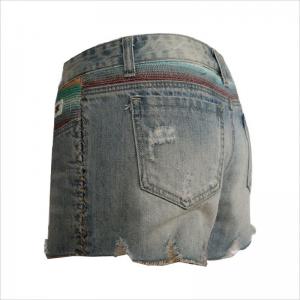 pěkný design rip denim short WS001