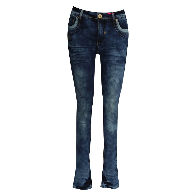 kyselé umývání vysoký vzestup bootcut jean WS1004