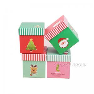 Malý čtverec papíru Tisk Štědrý den Apple dárková krabička