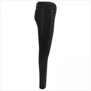 módní šedé chlupaté džíny WS10121