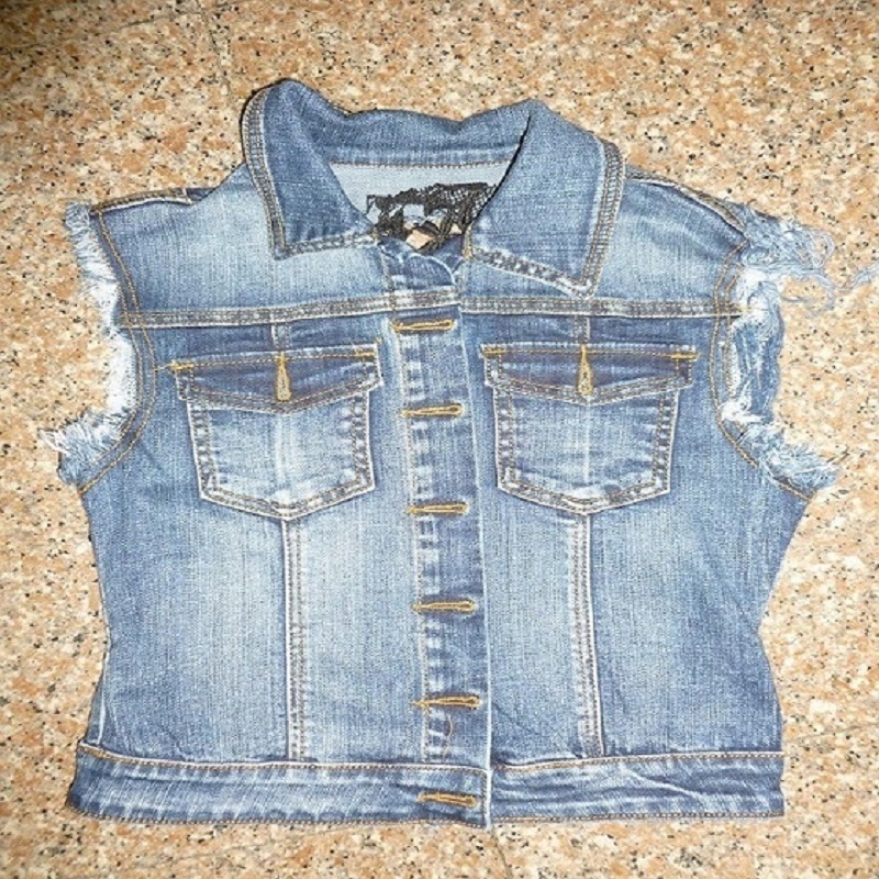 denim bez rukávů WS10128