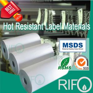 Štítek s pneumatikami odolnými vůči vodě a teplotám