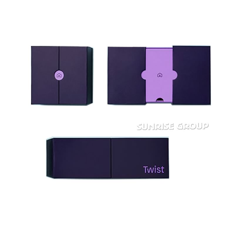 Custom Purple tiskové papírové balení pro Twist