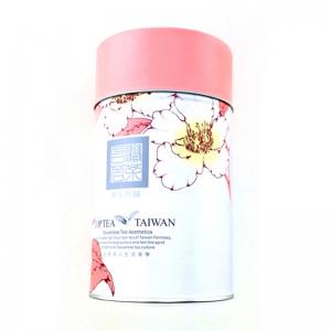 Vzduchotěsná kulatá čajová krabička s dvojitým víkem