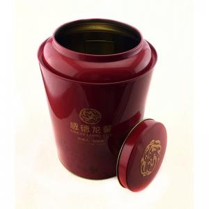 Pět kusů kulatého čajového boxu s vzduchotěsným víkem