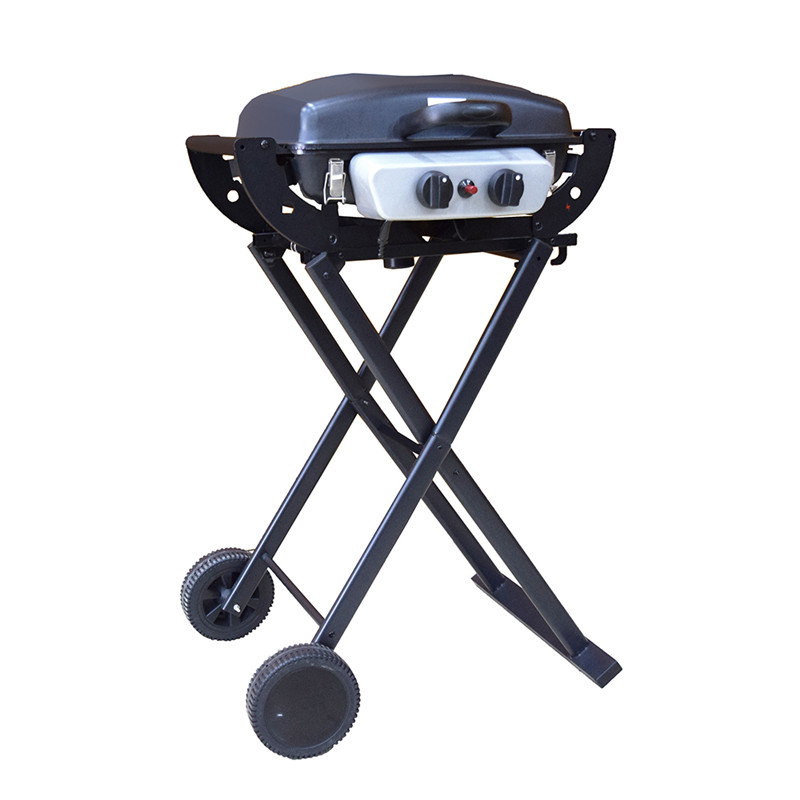 2bunners outdoor kemp přenosný bbq plynový grill skládací gril s vozíkem
