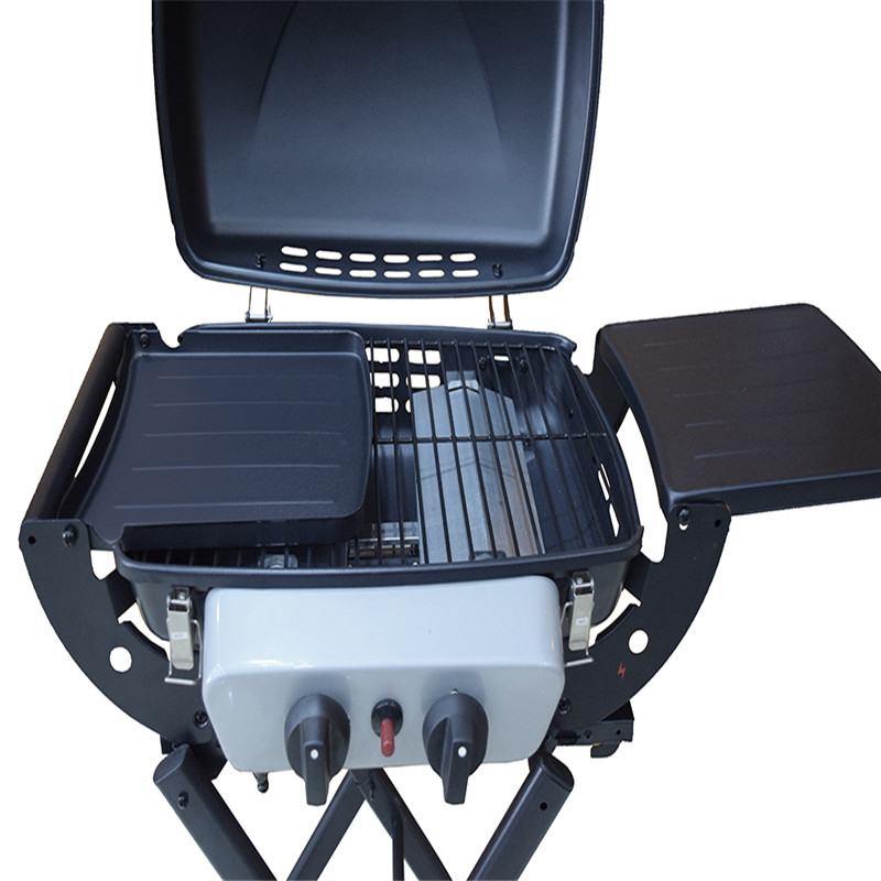 2bunners outdoor kemp přenosný bbq plynový grill skládací gril s vozíkem