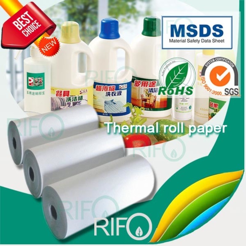 Vodotěsné samolepky Štítky Syntetický bílý materiál BOPP s MSDS RoHS