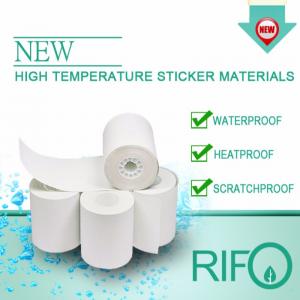 Tepelně potažený papír Logistika Štítky Štítky s čárovým kódem