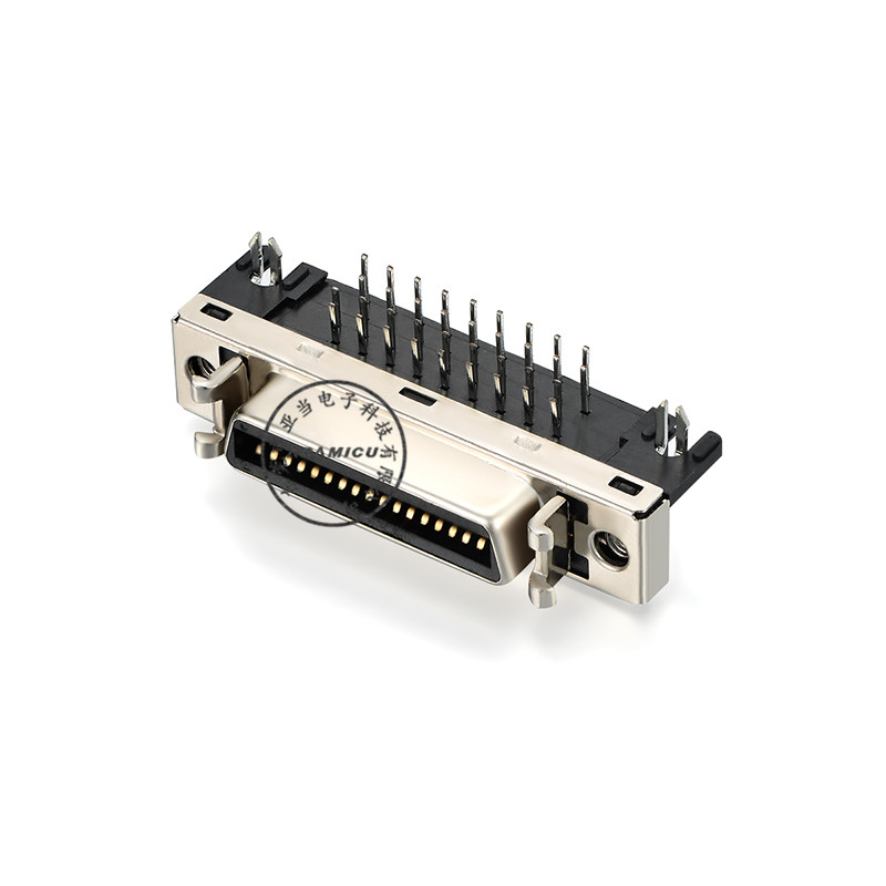 Čína Výrobce CN pájecí typ Female SCSI konektory 36 Pin konektor