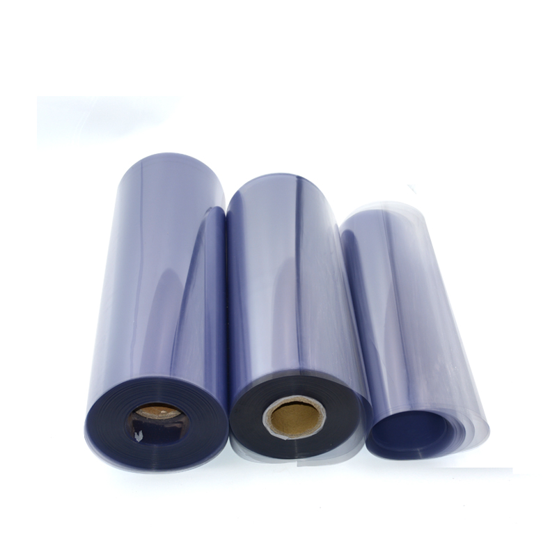 Transparentní potravinářský stupeň 0,5 mm Plastový PVC blistr Pack Film Roll