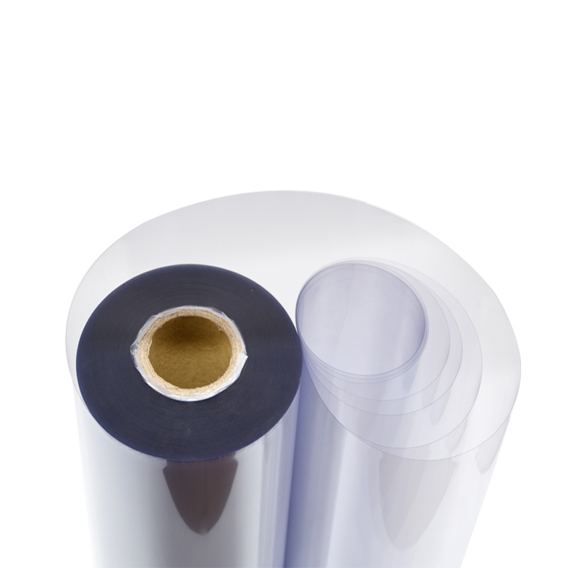 Transparentní potravinářský stupeň 0,5 mm Plastový PVC blistr Pack Film Roll