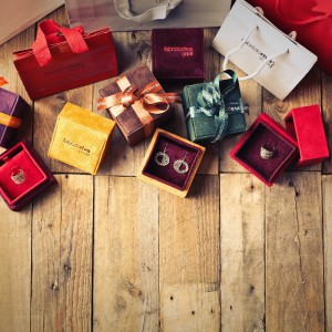 chytré luxusní papírové šperky dárkové balení