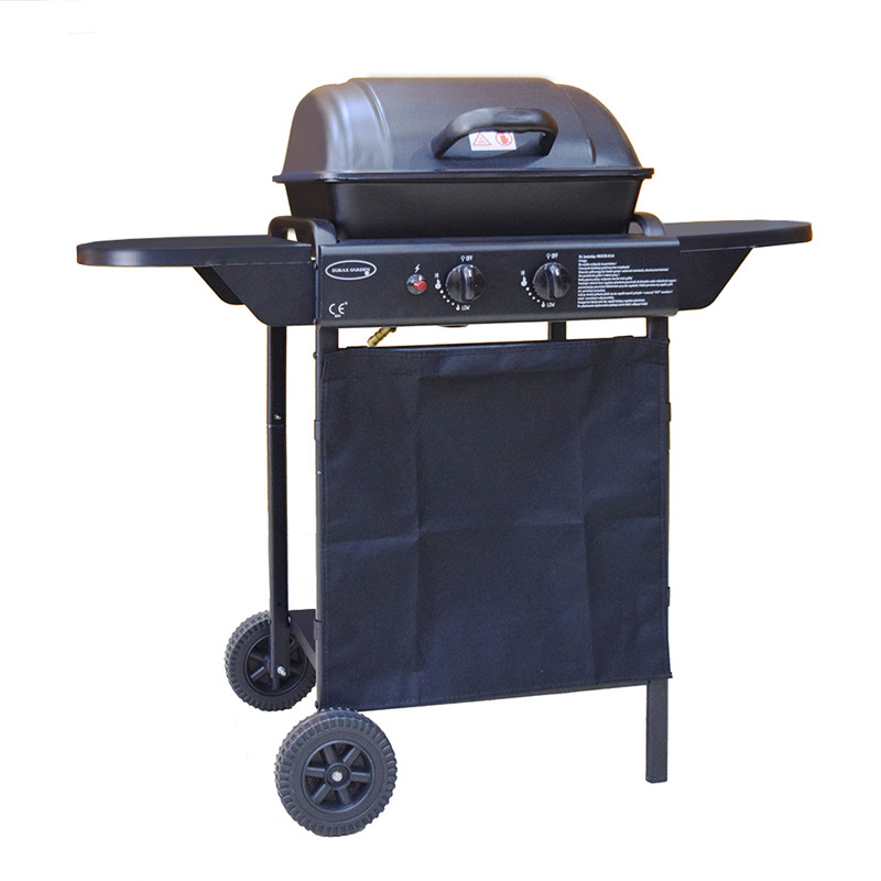 2burners bezpečnostní zařízení venkovní jednoduchý plynový BBQ gril