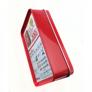 Zakázkový tištěný obdélníkový oční balíček pro balení, kosmetický plechový box