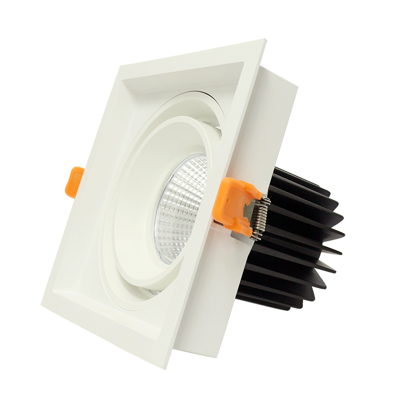 Kulatý a čtvercový tvar LED stropní svítidlo COB 20W 30W zapuštěné světlo vedlo stropní svítidlo