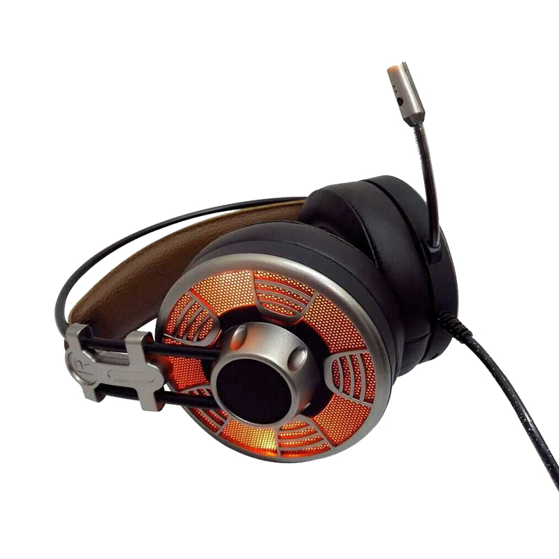50mm ovladač přes sluchátka s uchem 7.1 s okolním zvukem pro PS4, PC, XBOX ONE