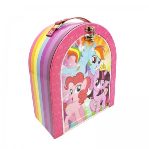 Pevné lepenkové papírové obědové krabice na zakázku, tištěné sladké dárkové krabičky pro děti