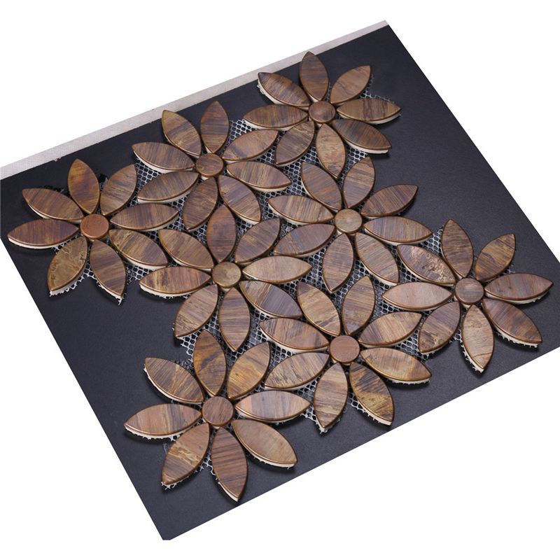 Retro Art Kitchen Wall Flower Mosaic dlaždice