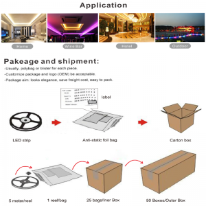 Nová příletová záruka 3 roky DC12V DC24V SMD2835 dvouvrstvá měď 3OZ Flexibilní LED pásové světlo 240LED na metr