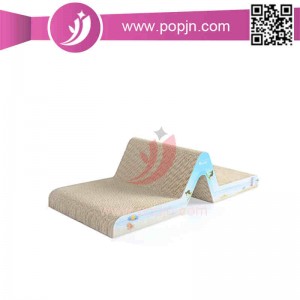 Škrábání pro domácí mazlíčky vlnitá lepenková škrabka na kočky / škrabka na kočky, která uzavírá hnízdo