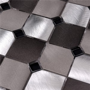 Skleněné a Alu Mosaic House přední stěnové designové dlaždice