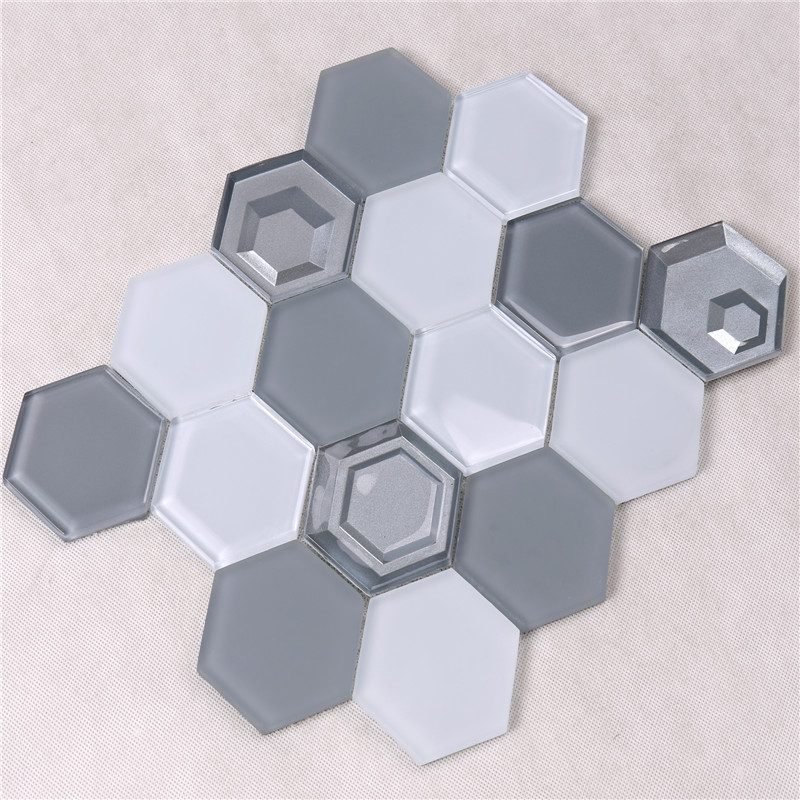Foshan Factory přizpůsobený design šestiúhelník mozaika