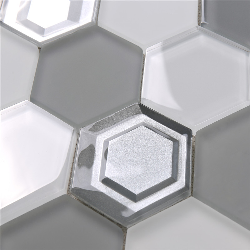 Foshan Factory přizpůsobený design šestiúhelník mozaika