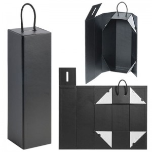 Luxusní na míru vyrobené kartonové skládací dárkové krabičky na víno