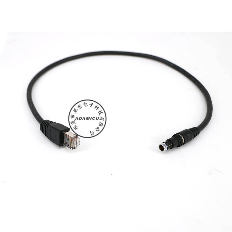 Vodotěsný kruhový kabel průmyslové kamery RJ45