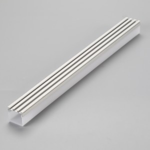 Hliníkový profil LED s koncovými kryty krytu PC a montážními sponami pro proužek LED