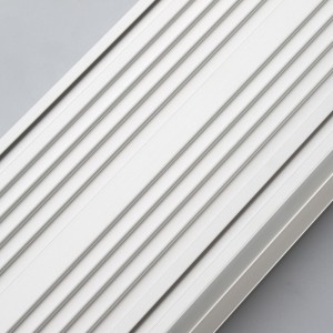 Hliníkový profil LED s plochým difuzorem PC