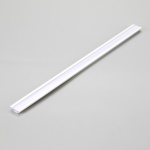 Mléčný kryt a hliníkový profil koncového krytu pro LED světelnou lištu