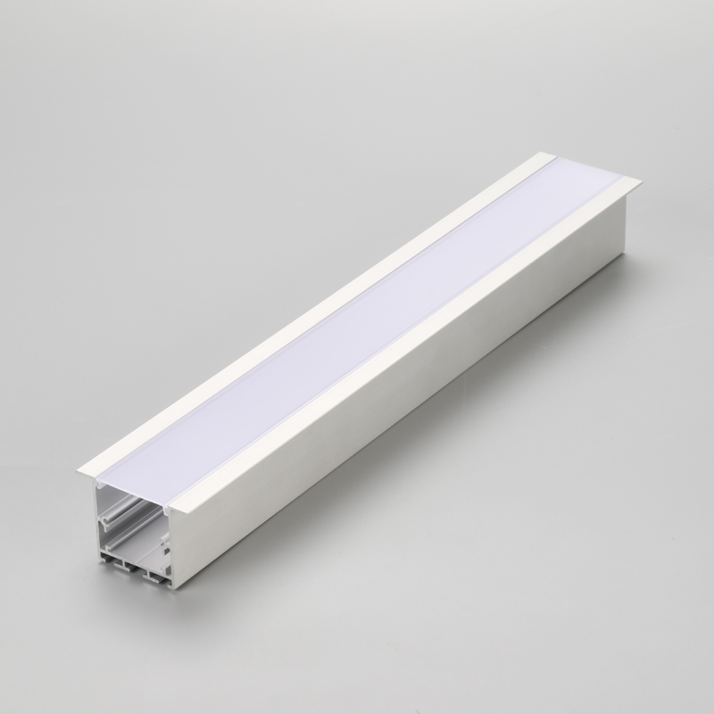 Zapuštěné LED lineární osvětlení s matným plastovým krytem PC a hliníkovým profilem