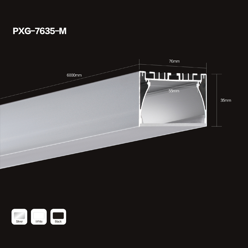 Za tepla prodáváme LED pásové světlo U a V extrudované hliníkové profily