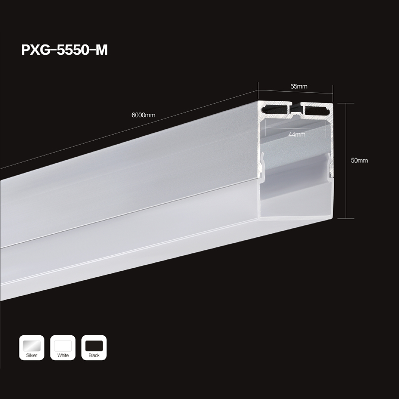 Pouzdro LED lineárního světla s hliníkovými profily
