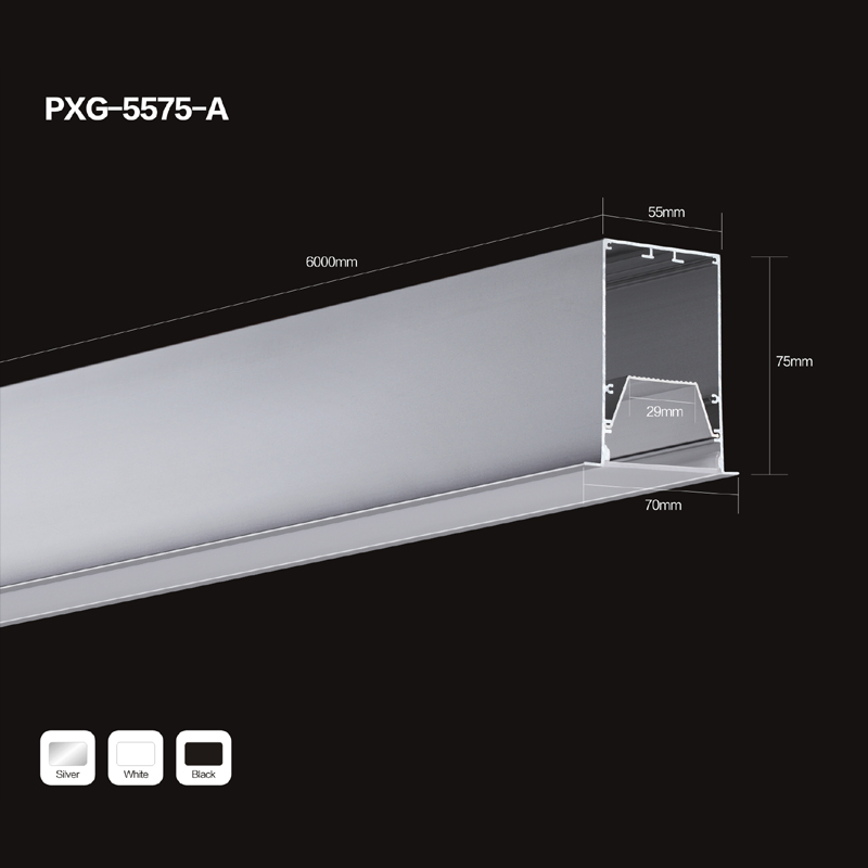 Čína výrobce LED lineární světlo pouzdro zapuštěné LED lineární svítidlo pro osvětlení dekorace