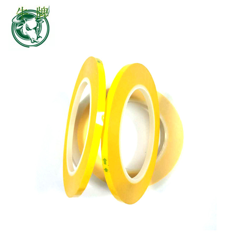 hot item black yellow and green smt tape Jednostranná gumová lepicí polyesterová spojovací páska