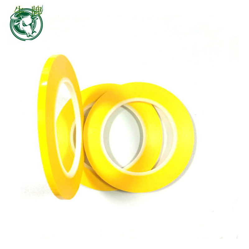 hot item black yellow and green smt tape Jednostranná gumová lepicí polyesterová spojovací páska
