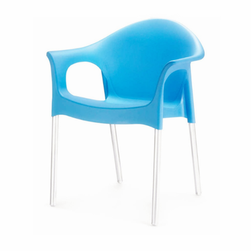 Plastová forma pro židle z kovových trubek