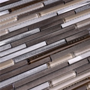 HLC46 Glass Mix Alu Bath Dlaždice mozaika pro domácí dekor