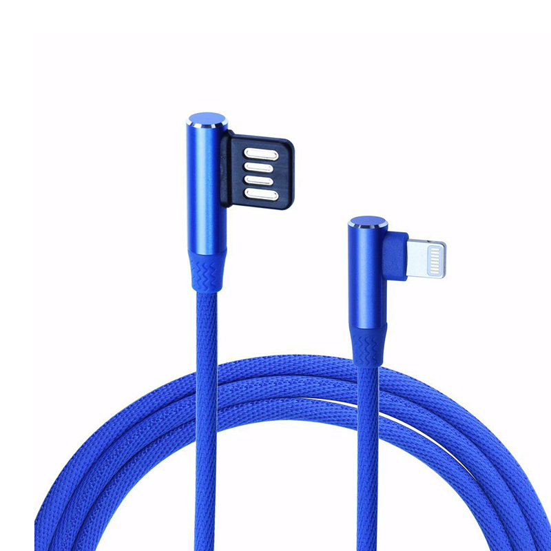 KPS-6402CB Oboustranný USB kabel o délce 90 stupňů, kabel USB