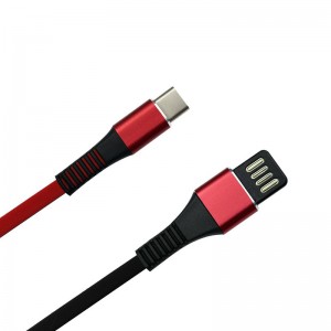 KPS-6401CB plochý Dvoubarevný oboustranný kabel USB