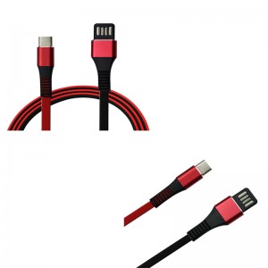 KPS-6401CB plochý Dvoubarevný oboustranný kabel USB